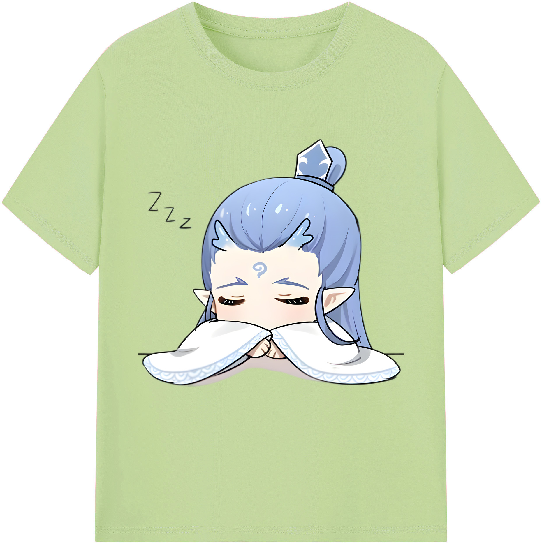 （画像用） Ne Zha 2 ナタ 魔童の大暴れ 綿100％半袖Tシャツ（フロントプリント）